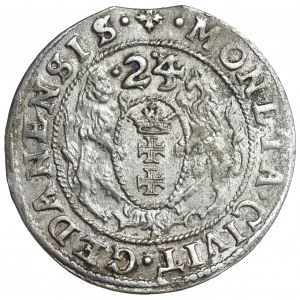 Sigismund III Vasa, 1/4 Thaler Danzig 1624/3 - PR•