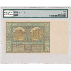 50 złotych 1925 - Ser. A - PMG 30 NET - rzadka pierwsza seria