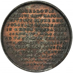 Medal ze Suity Królewskiej, Władysław III Warneńczyk - odlew Białogon