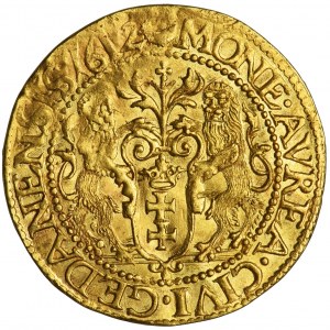 Sigismund III Vasa, Ducat Danzig 1612 - VERY RARE