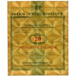 Pewex, 20 dolarów 1960 - Ch - z klauzulą - PMG 55