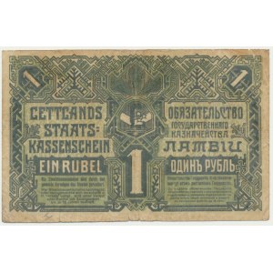 Latvia, 1 Ruble 1919