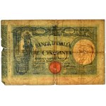 Italy, 50 Lire 1926