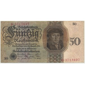 Germany, 50 Reichsmark 1924