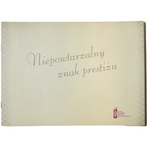 PWPW, Folder z 23 znakami wodnymi Niepowtarzalny znak prestiżu w tym Zygmunt III Waza
