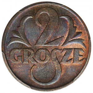 2 grosze 1938 - PCGS MS65 RB