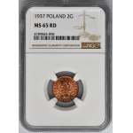 2 grosze 1937 - NGC MS65 RD