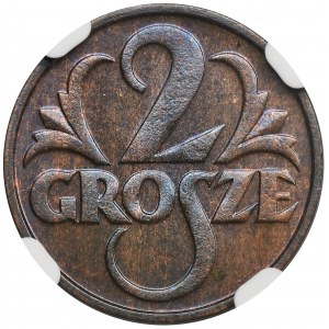 2 grosze 1934 - NGC MS65 BN