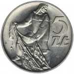 5 złotych 1959 Rybak - PCGS MS66 - PODWÓJNE SŁONECZKO