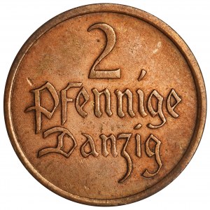 Free City of Danzig, 2 pfennige 1937