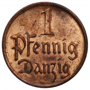 Free City of Danzig, 1 pfennig 1937