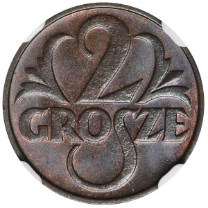 2 grosze 1935 - NGC MS65 BN