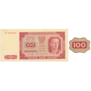 100 złotych 1948 - FP - bez ramki -