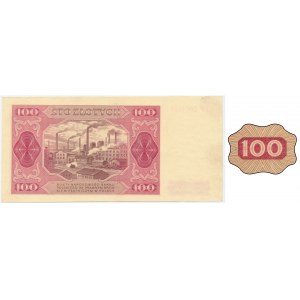 100 złotych 1948 - FP - bez ramki -