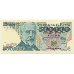 500.000 złotych 1990 - M -