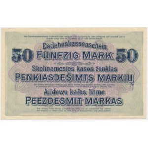 Kowno, 50 Mark 1918 - B -