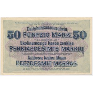 Kowno, 50 marek 1918 - B -