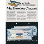 Visa Travellers Cheques, czek na 20 dolarów - WZÓR -