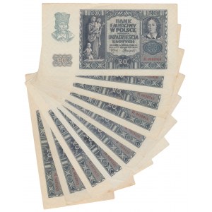 Zestaw 20 złotych 1940 (10 szt.)