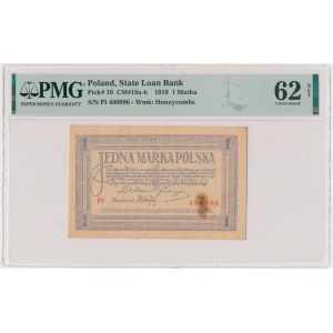 1 marka 1919 - PI - PMG 62 NET
