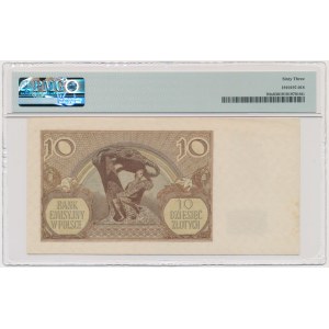 10 złotych 1940 - N - London Counterfeit - PMG 63