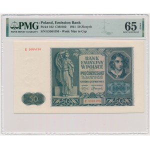 50 złotych 1941 - E - PMG 65 EPQ