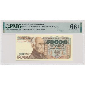 50.000 złotych 1989 - AC - PMG 66 EPQ