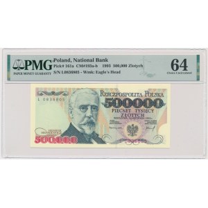 500.000 złotych 1993 - L - PMG 64