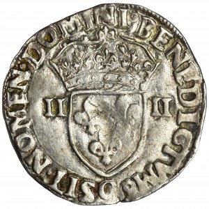 Henry III of France, 1/4 Ecu Saint-Lô 1581 C