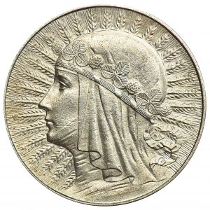 Głowa Kobiety, 5 złotych Warszawa 1934