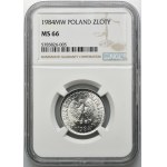1 złoty 1984 - NGC MS66