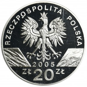 20 złotych 2005 Puchacz - GCN PR70