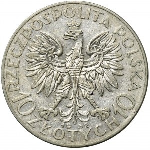 Głowa Kobiety, 10 złotych Warszawa 1932