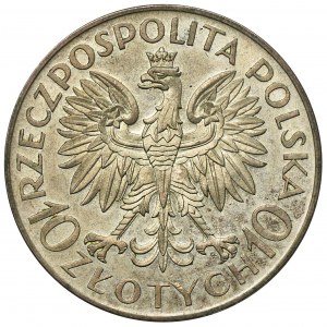 Sobieski, 10 złotych 1933 - BARDZO ŁADNY