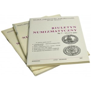 Zestaw, Biuletyny numizmatyczne 1991 (3 szt.)