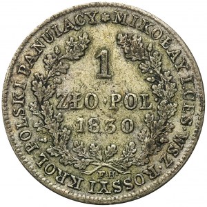 Polish Kingdom, 1 zloty polski Warsaw 1830 FH