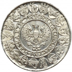 PRÓBA, 100 złotych 1966 Mieszko i Dąbrówka półpostacie