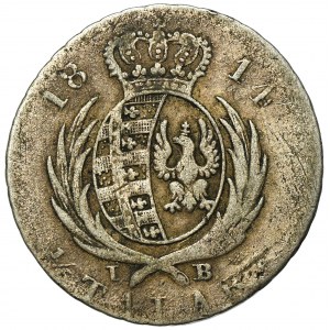 Duchy of Warsaw, 1/6 Thaler 1814 IB