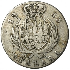 Duchy of Warsaw, 1/3 Thaler 1813 IB