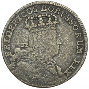 Augustus III of Poland, 6 Kreuzer Breslau 1755 B - PRUSSIAN IMITATION