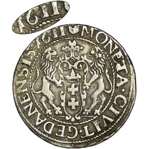 Zygmunt III Waza, Ort Gdańsk 1611 - RZADKI