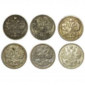 Set, Russia, 15 Kopeck (6 pcs.)