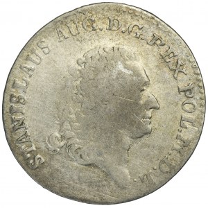 Poniatowski, Złotówka 1767 FS - data wąsko rozstawiona
