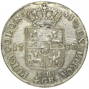 Poniatowski, 4 Groschen 1787 EB