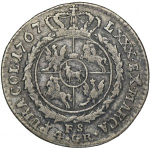 Poniatowski, 4 Groschen 1767 FS