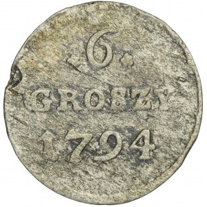Poniatowski, 6 Groschen 1794