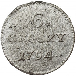 Poniatowski, 6 Groszy 1794
