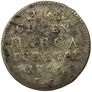 Poniatowski, 2 Groschen 1766 FS