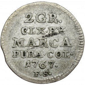 Poniatowski, 2 Groschen 1767 FS