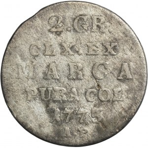 Poniatowski, 2 Groschen 1773/2 AP